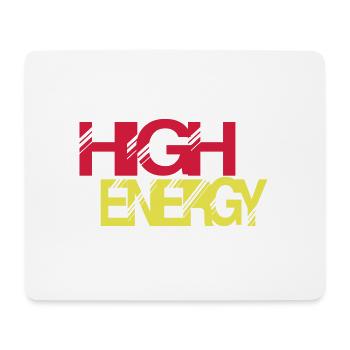 hohe Energie - Mousepad (Querformat) - Weiß - Vorne