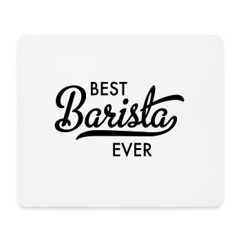 Best Barista ever - Mousepad (Querformat) - Weiß - Vorne