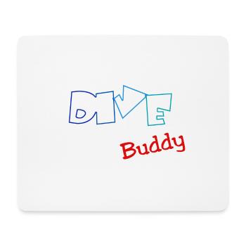 Diver Dive Buddy Scuba - Mousepad (Querformat) - Weiß - Vorne