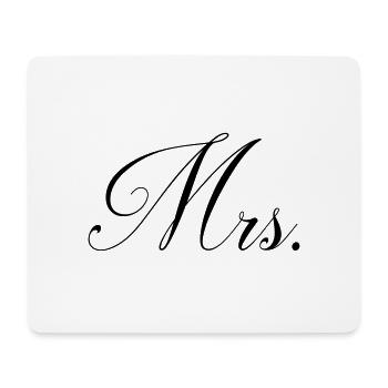 Madame! Mademoiselle! Proverbes cadeaux - Tapis de souris (format paysage) - blanc - Devant