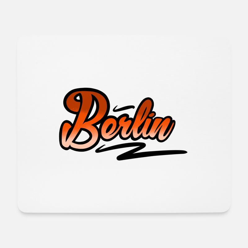 Berlin - Mousepad (Querformat) - Weiß