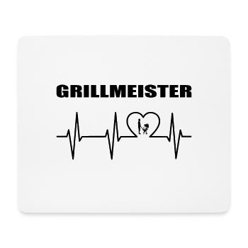 BBQ - Mousepad (Querformat) - Weiß - Vorne