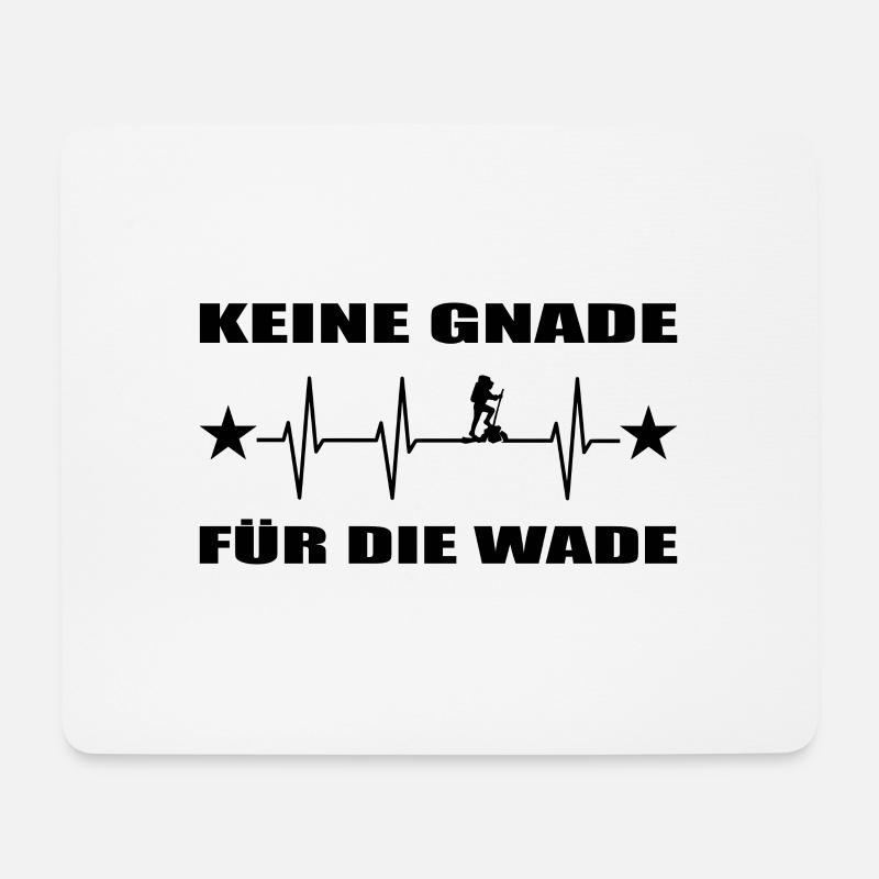 Wandern - Mousepad (Querformat) - Weiß