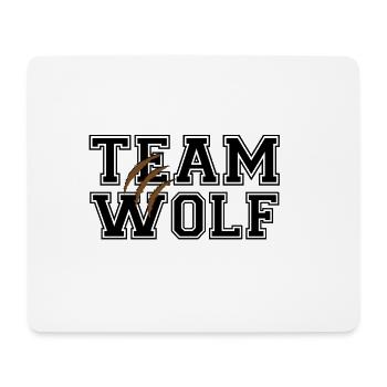 Werwolf / Halloween: Team Wolf - Mousepad (Querformat) - Weiß - Vorne