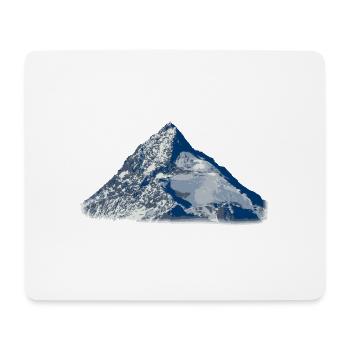 Grossglockner - Mousepad (Querformat) - Weiß - Vorne