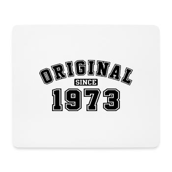 Original Since 1973 Vintage Birthday Birthday - Mouse Pad (horizontal) - white - Front