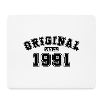 Original Since 1991 Jahrgang Birthday Geburtstag - Mousepad (Querformat) - Weiß - Vorne