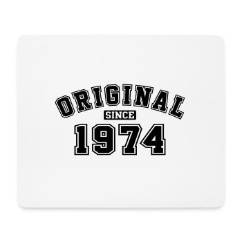 Original Since 1974 College Style - Tapis de souris (format paysage) - blanc - Devant