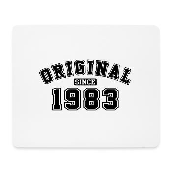 Original Since 1983 College Style - Tapis de souris (format paysage) - blanc - Devant