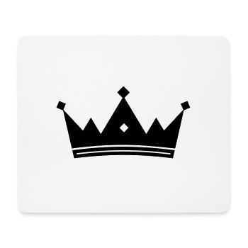 crown - Mouse Pad (horizontal) - white - Front