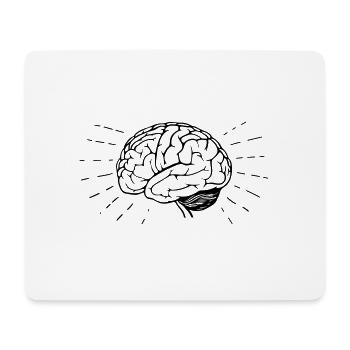 Brain Brain Brain Brain medicine surgery idea - Mouse Pad (horizontal) - white - Front
