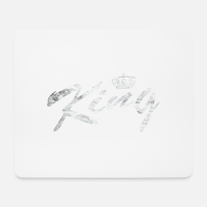 King Partnerlook King & Queen Gift - Mouse Pad (horizontal) - white