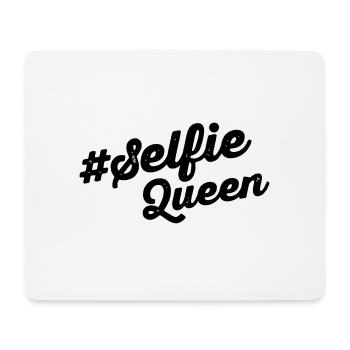 SelfieQueen - Tapis de souris (format paysage) - blanc - Devant
