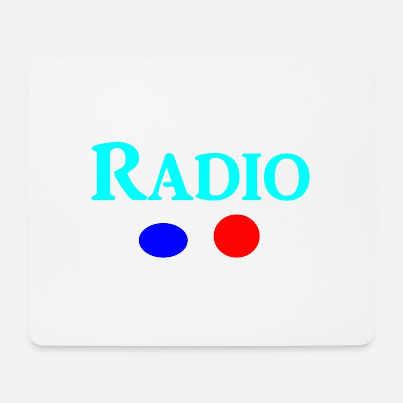 radio - Mouse Pad (horizontal) - white