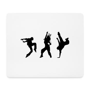 dance breakedancer dance - Mousepad (Querformat) - Weiß - Vorne