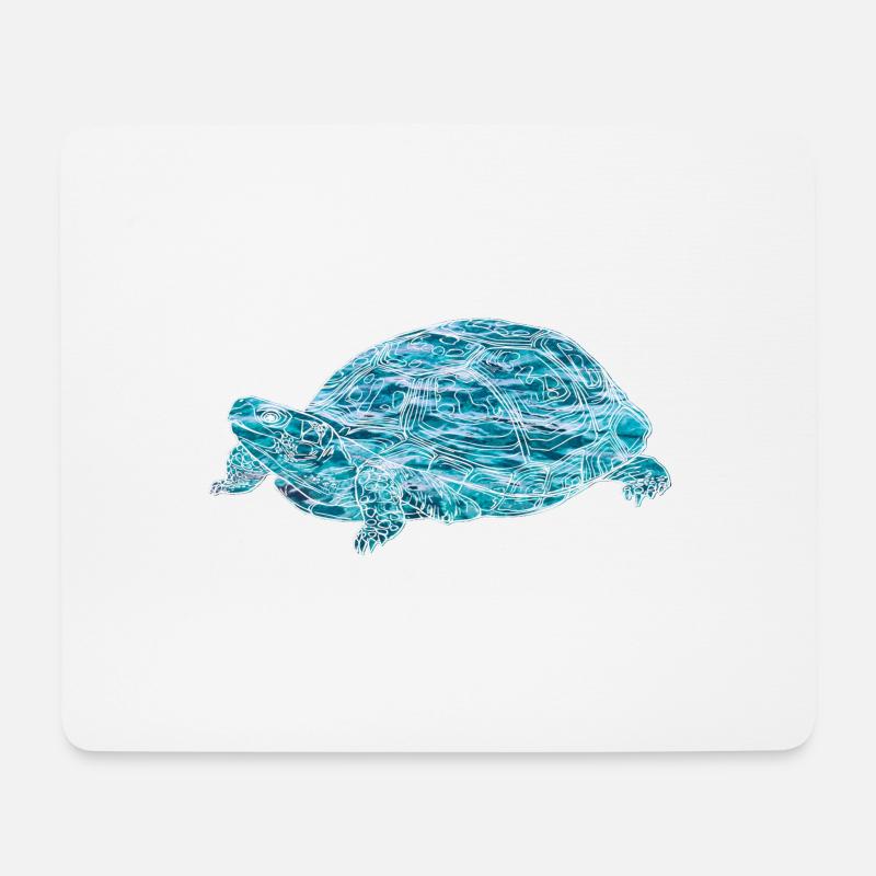 turtle, toad, animals, nature - Mouse Pad (horizontal) - white