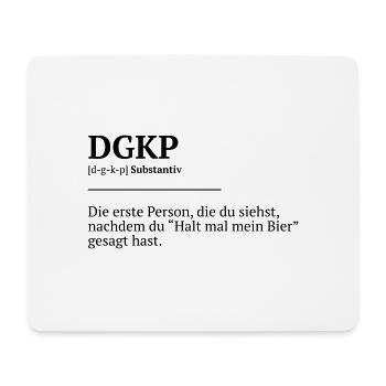 DGKP Krankenschwester Krankenpfleger Shirt - Mousepad (Querformat) - Weiß - Vorne