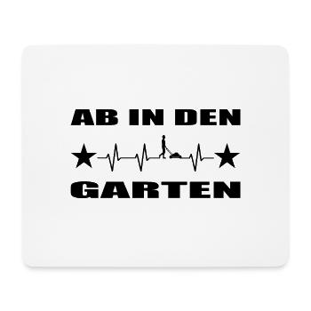 Garten - Mousepad (Querformat) - Weiß - Vorne