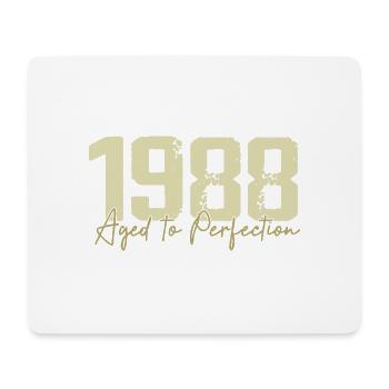 Original 1988 Rétro 1988 Cadeau d’anniversaire 1988 - Tapis de souris (format paysage) - blanc - Devant