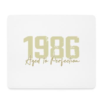 Original 1986 Rétro 1986 Cadeau d’anniversaire 1986 - Tapis de souris (format paysage) - blanc - Devant