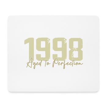 Original 1998 Rétro 1998 Cadeau d’anniversaire 1998 - Tapis de souris (format paysage) - blanc - Devant