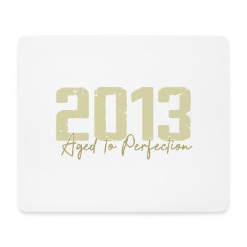 Original 2013 Rétro 2013 Cadeau d’anniversaire 2013 - Tapis de souris (format paysage) - blanc - Devant