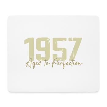 Original 1957 Rétro 1957 Cadeau d’anniversaire 1957 - Tapis de souris (format paysage) - blanc - Devant