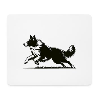 Border Collie – Intelligentes Design für Hundefans - Mousepad (Querformat) - Weiß - Vorne