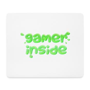 GAMER INSIDE - Mouse Pad (horizontal) - white - Front