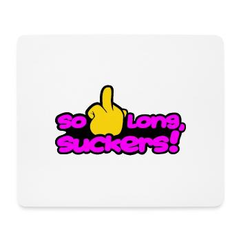 solongsuckers2_magenta - Tapis de souris (format paysage) - blanc - Devant