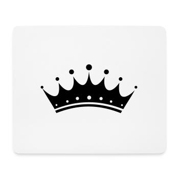 Krone - Mousepad (Querformat) - Weiß - Vorne