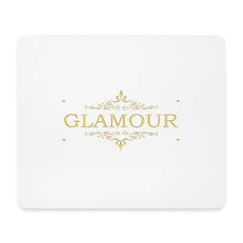 Or glamour - Tapis de souris (format paysage) - blanc - Devant