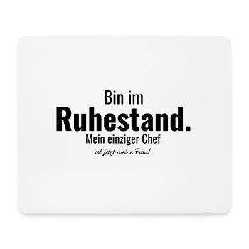 Rente, Ruestand, Verheiratet, Opa, Rentner - Mousepad (Querformat) - Weiß - Vorne
