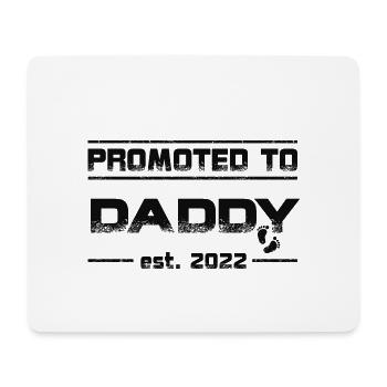 Zum ersten Mal zum Papa befördert 2022 New Dad Funny Fo - Mousepad (Querformat) - Weiß - Vorne