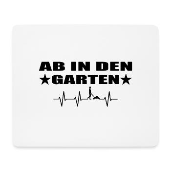 Garten - Mousepad (Querformat) - Weiß - Vorne