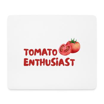 Tomato Enthusiast Graphic Tee - Mousepad (Querformat) - Weiß - Vorne