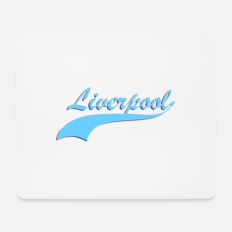 Liverpool - Mousepad (Querformat) - Weiß