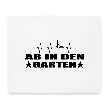 Garten - Mousepad (Querformat) - Weiß - Vorne