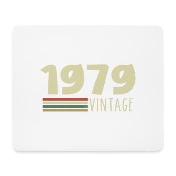 1979-Jubiläum-1979-retro-1979 - Mousepad (Querformat) - Weiß - Vorne