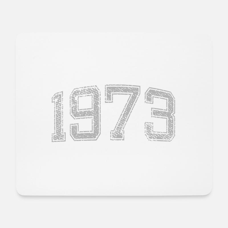1973 Jahrgang - Mousepad (Querformat) - Weiß