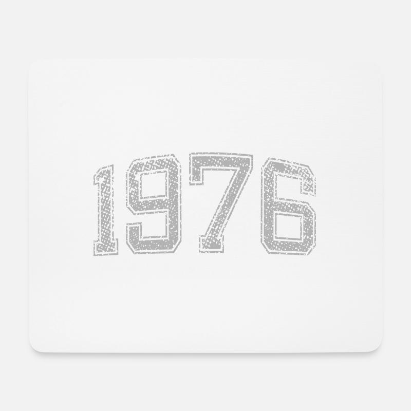 1976 Jahrgang - Mousepad (Querformat) - Weiß