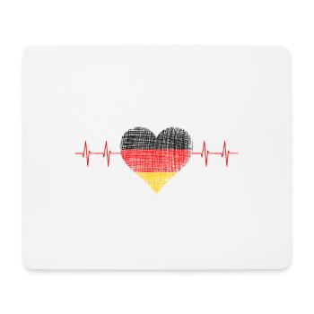 Deutschland - Mousepad (Querformat) - Weiß - Vorne
