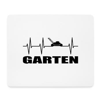 Garten - Mousepad (Querformat) - Weiß - Vorne