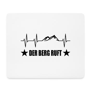 Wandern - Mousepad (Querformat) - Weiß - Vorne