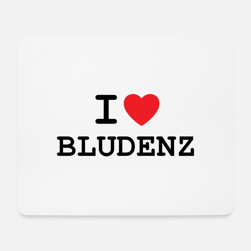 I love Bludenz - Ich liebe Bludenz Shirt - Mousepad (Querformat) - Weiß