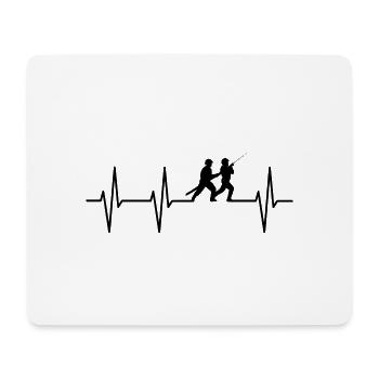 Feuerwehr - Mousepad (Querformat) - Weiß - Vorne