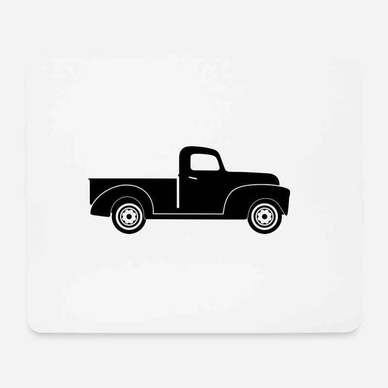 Pick-up - Mousepad (Querformat) - Weiß