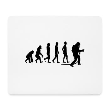 evolution feuerwehr1 - Mousepad (Querformat) - Weiß - Vorne