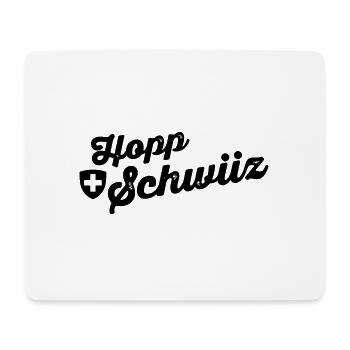 Hoppschwiiz SW - Mouse Pad (horizontal) - white - Front