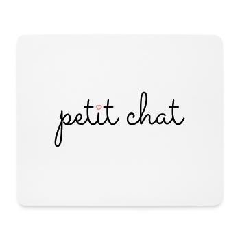 "Petit chat" – The little cat - Mouse Pad (horizontal) - white - Front